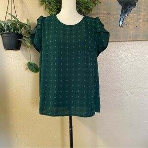 SHEIN Green Blouse
